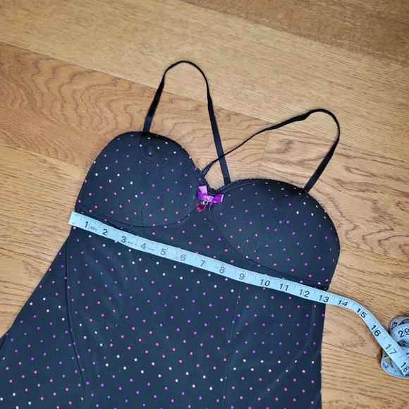 Victoria's Secret Sexy Little Things Ruffle Dress Black Size 36B - Picture 12 of 15